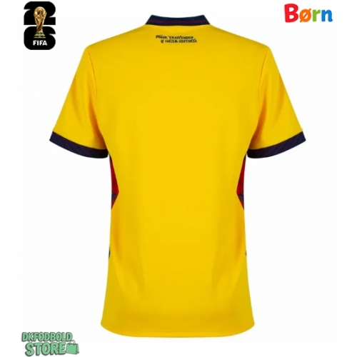 Ecuador Replika Babytøj Hjemmebanesæt Børn VM 2026 Kortærmet (+ Korte bukser)